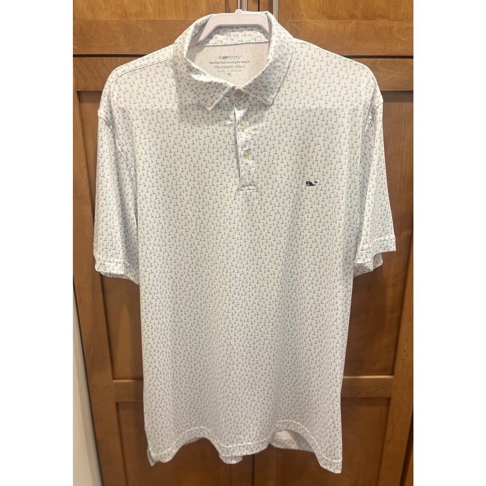 Vineyard Vines Mens OTG On The Go Sankaty XL Sailboat Lighthouse 92/8 Blend Golf